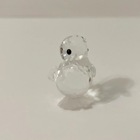 Crystal Glass Duck Figurine Miniature Figure 1.5 Inch Chip - Picture 16 of 16